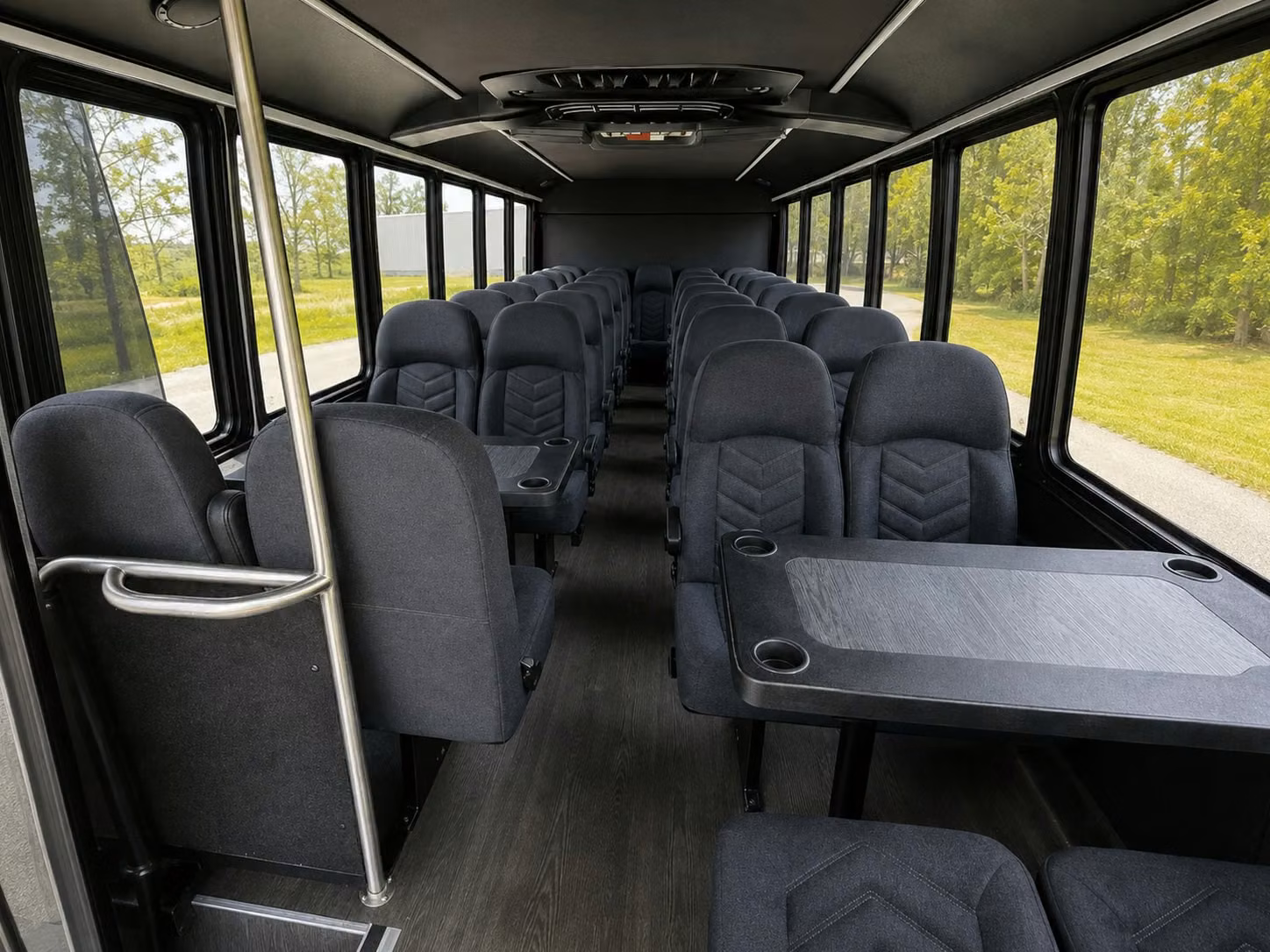 15 passenger minibus interior