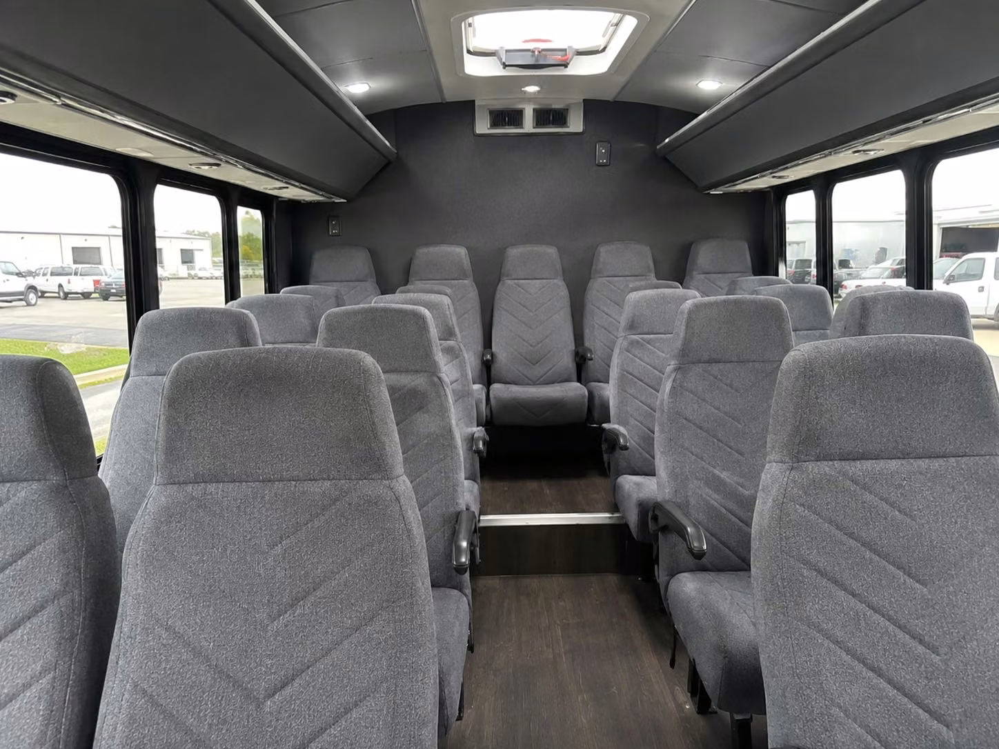20 passenger minibus inside