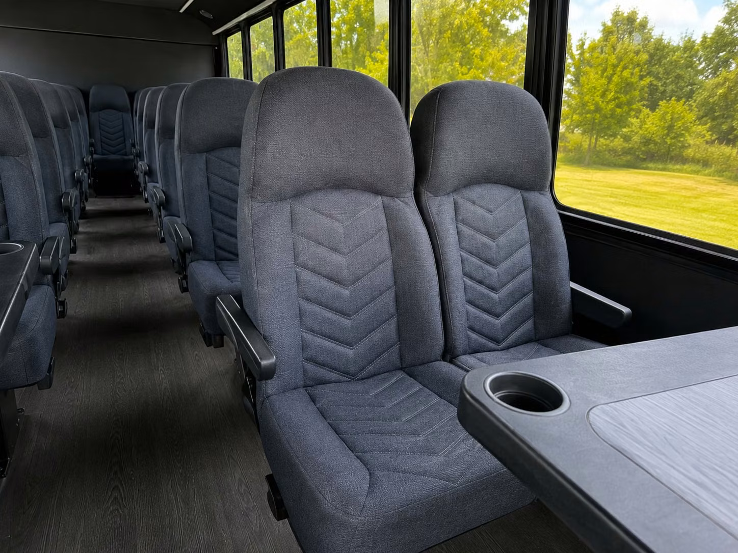 20 passenger minibus interior