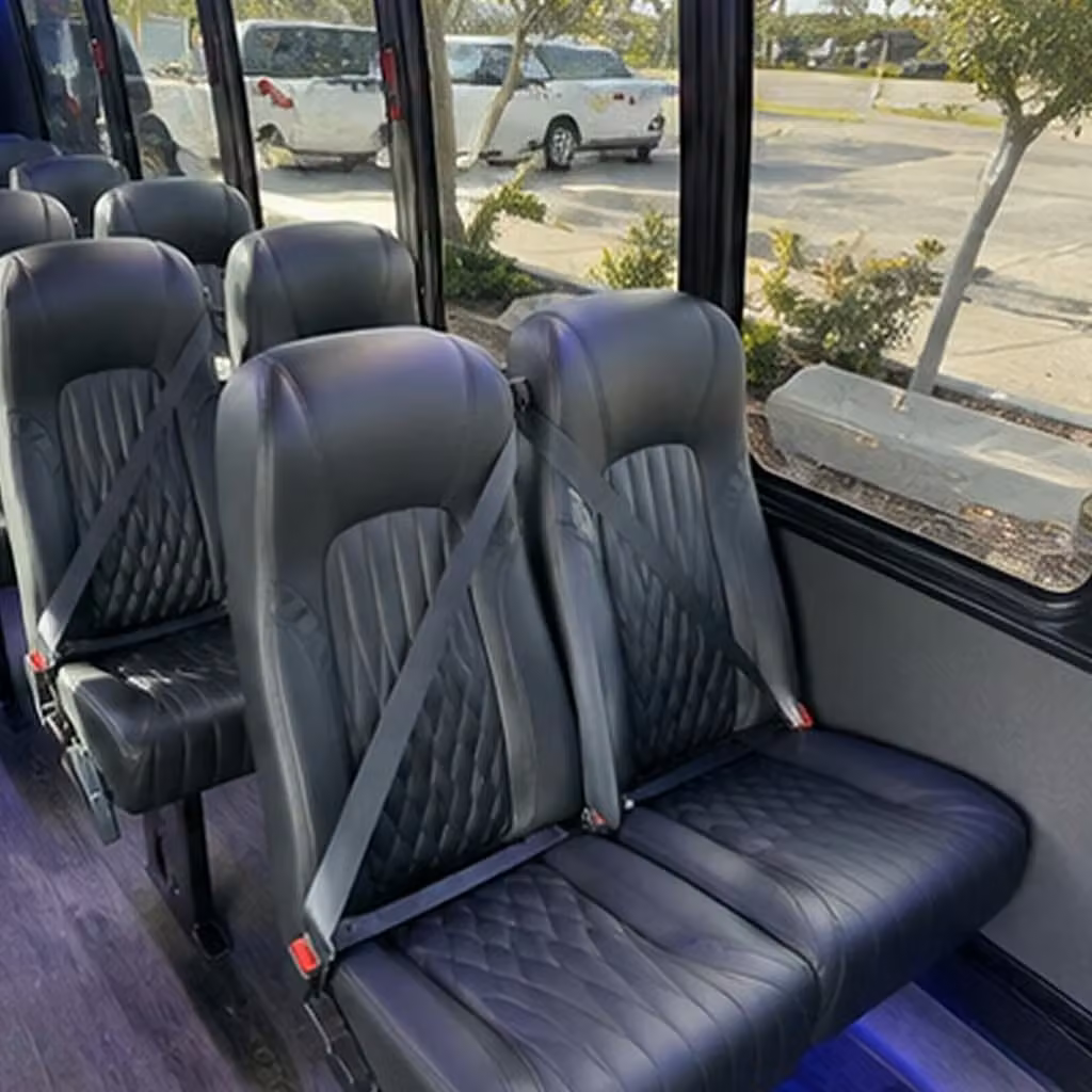 25 passenger minibus inside