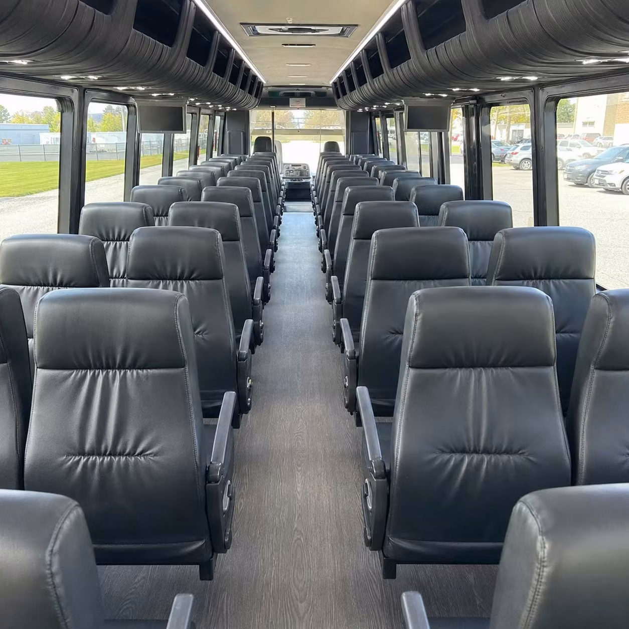 35 passenger minibus inside