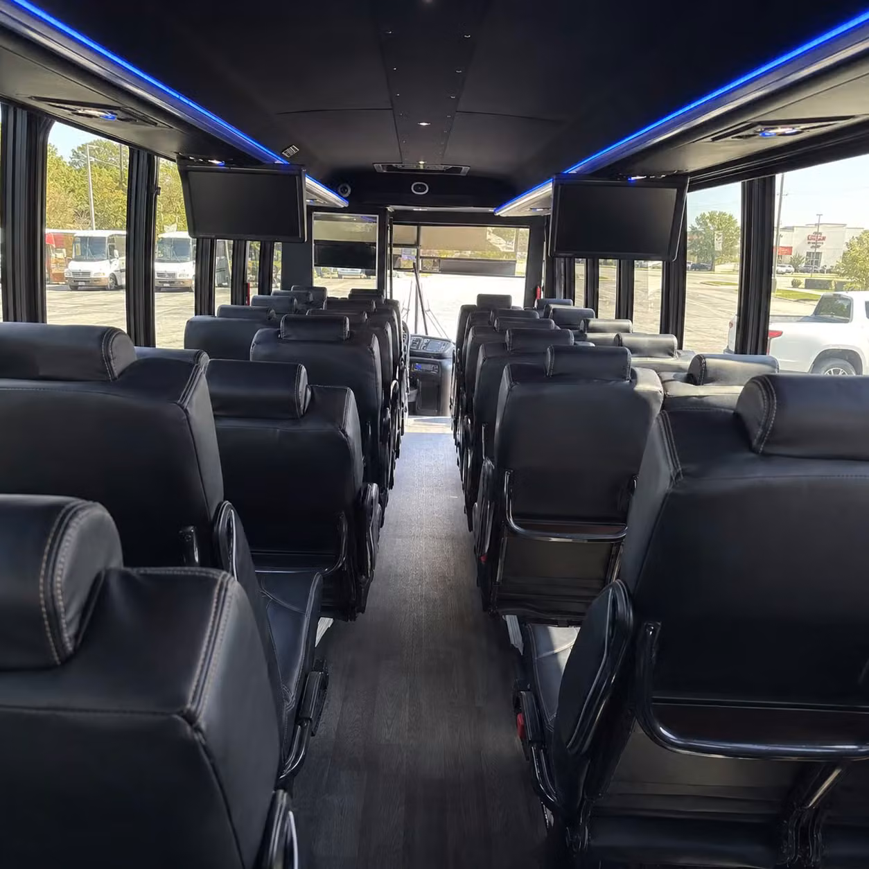 35 passenger minibus interior