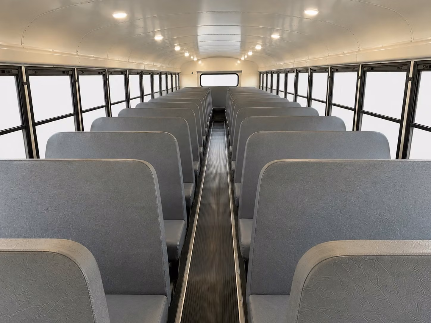 school bus interior